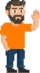 A pixeled Chris LaFay